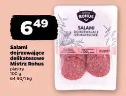 Netto Salami dojrzewające delikatesowe Mistrz Rohus oferta