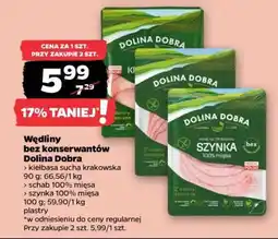 Netto Wędliny bez konserwantów Dolina Dobra oferta