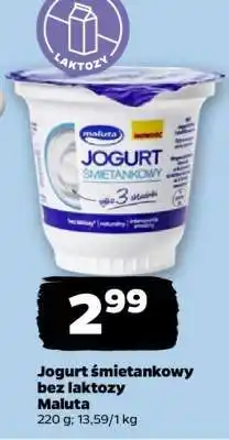 Netto Jogurt śmietankowy bez laktozy Maluta oferta