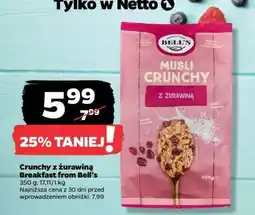 Netto Crunchy z żurawiną oferta