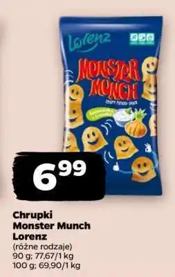 Netto Chrupki Monster Munch Lorenz oferta