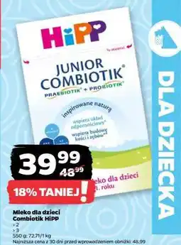 Netto Mleko dla dzieci Combiotik Hipp oferta