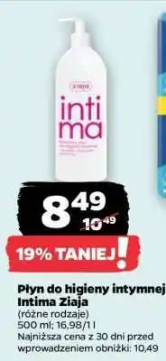 Netto Płyn do higieny intymnej Intima Ziaja oferta