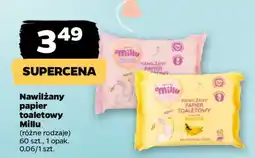 Netto Nawilżany papier toaletowy Millu oferta