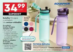 Biedronka Butelka filtrująca z wkładem lub zestaw wkładów oferta