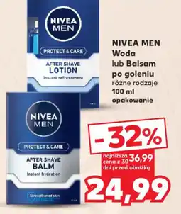 Kaufland Nivea Men Woda lub Balsam po goleniu oferta