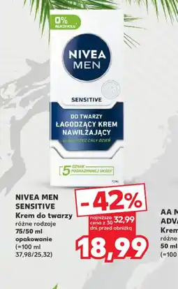 Kaufland Nivea Men Sensitive Krem do twarzy oferta