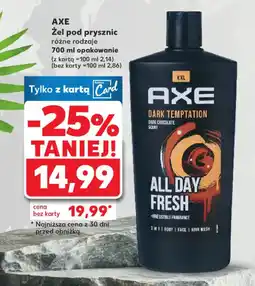 Kaufland Axe el pod prysznic oferta