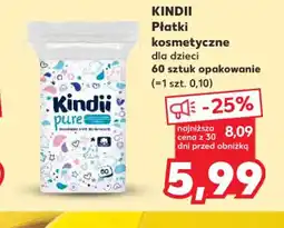 Kaufland Kindii PŁatki kosmetyczne dla dzieci oferta