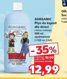 Kaufland 4Organic PŁyn do kpieli dla dzieci oferta