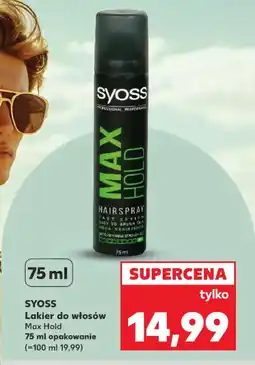 Kaufland Syoss Lakier do wŁosw Max Hold oferta