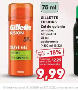 Kaufland Gillette Fusion5 el do golenia oferta
