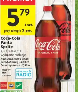 Intermarche Coca-Cola, Fanta, Sprite oferta