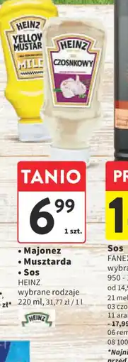 Intermarche Heinz Majonez/Musztarda/Sos oferta