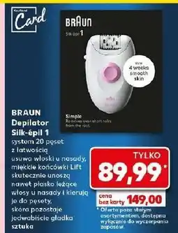 Kaufland Depilator silk-epil 1170 Braun oferta