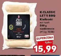 Kaufland Kiełbasa biała z szynki K-Classic Let's Bbq oferta