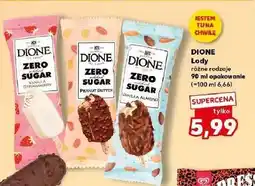 Kaufland Lód vanilla-almond zero sugar Dione oferta
