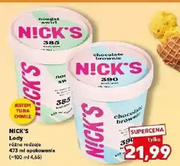 Kaufland Lody chocolate brownie N!Ck's oferta