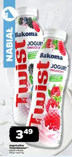 Netto Jogurt malinowy Bakoma Twist oferta