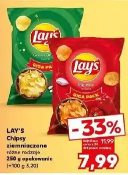 Kaufland Chipsy papryka Lay's oferta