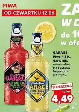 Kaufland Piwo Garage Strawberry Margarita oferta