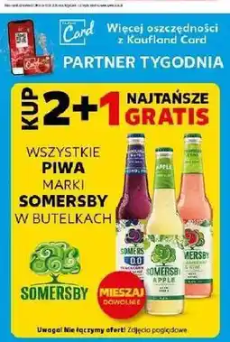 Kaufland Piwo Somersby Strawberry & Kiwi oferta