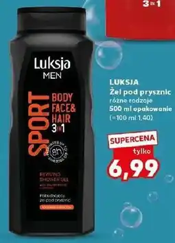 Kaufland Żel pod prysznic sport Luksja Care Pro Men oferta