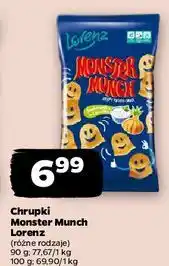 Netto Chrupki śmietanka z cebulką Lorenz Monster Munch oferta