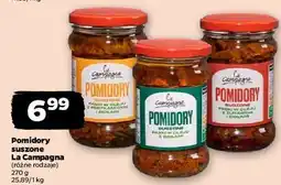 Netto Pomidory suszone paski w oleju z pestkami dyni i ziołami La Campagna oferta