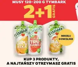 Netto Mus jabłko-banan-truskawka-marchew Tymbark oferta