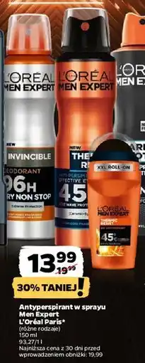 Netto Dezodorant L'oreal Men Expert Carbon Protect oferta