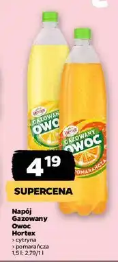 Netto Napój cytryna Hortex Gazowany Owoc oferta