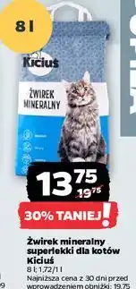 Netto Żwirek dla kota naturalny Kiciuś oferta