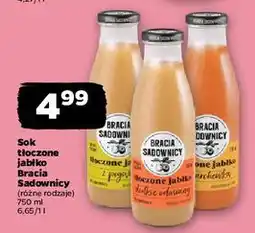 Netto Sok tłoczony jabłko i pigwa Bracia Sadownicy oferta