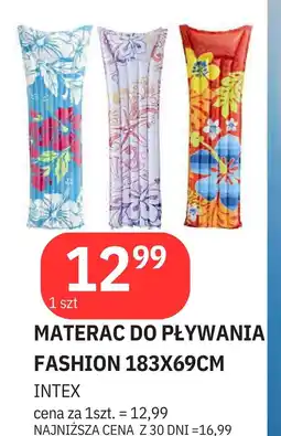 E.Leclerc Materac nadmuchiwany wym. 183 x 69 cm Intex oferta