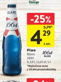 Intermarche Piwo Blanc 1664 oferta