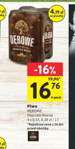 Intermarche Piwo Dębowe oferta