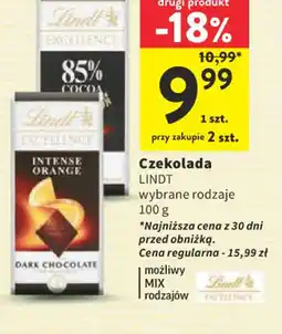 Intermarche Czekolada Lindt oferta