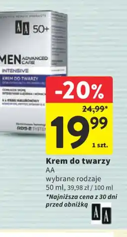 Intermarche Krem do twarzy AA oferta