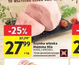 Intermarche Szynka wŁoska Mamma Mia oferta