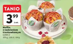 Intermarche Muffin z nadzieniem truskawkowym Lowicz oferta