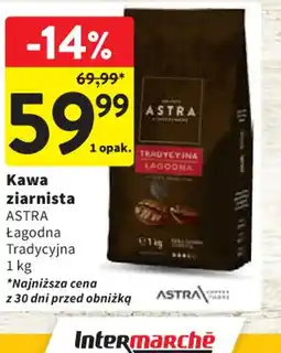 Intermarche Kawa ziarnista Astra oferta