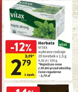 Intermarche Herbata Vitax oferta