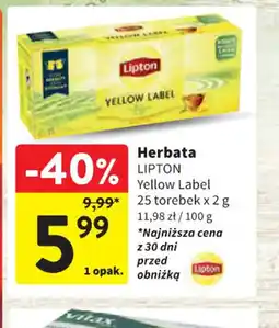 Intermarche Herbata Lipton Yellow Label oferta