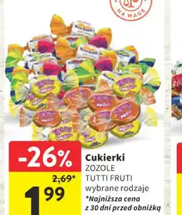 Intermarche Cukierki Tutti Frutti Zozole Mieszko oferta