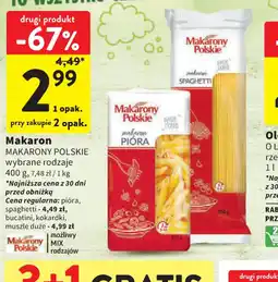 Intermarche Makaron Makaronowy Polskie oferta
