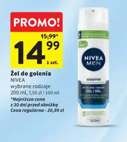 Intermarche Zel do golenia Nivea Men oferta