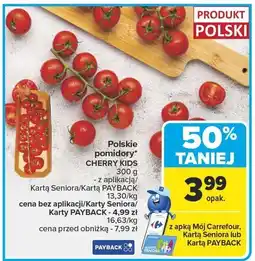 Carrefour Pomidory cherry kids 300g Carrefour oferta