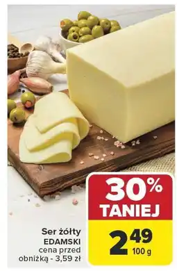 Carrefour Ser żółty edamski Carrefour oferta