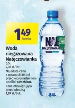 Społem Woda niegazowana Nałęczowianka oferta
